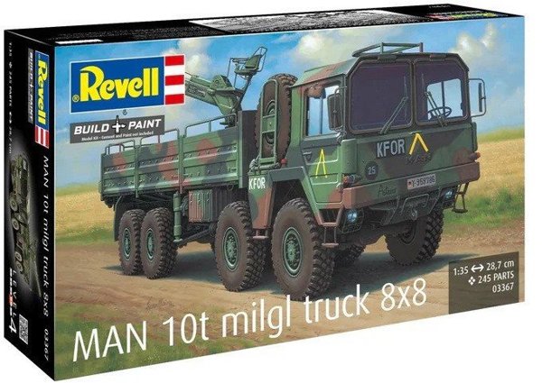 Πλαστικό Μοντέλο Φορτηγού Man 10T Milgl 8x8 1/35