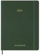 Moleskine Kalendarz tygodniowy wertykalny MOLESKINE 2027, 13M, XXL, 23,5x38cm, miękka oprawa, myrtle green