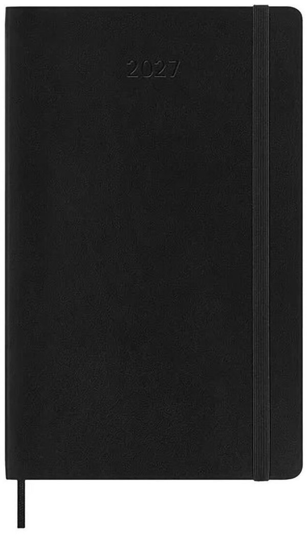 Moleskine Kalendarz tygodniowy MOLESKINE 2027, 12M, L, 13x21cm, miękka oprawa, czarny