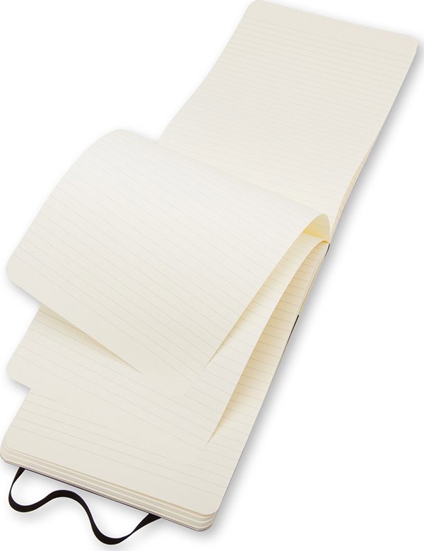 Moleskine Reporter Notebook P, 9x14cm, Με Γραμμές, Μαλακό Εξώφυλλο, Μαύρο