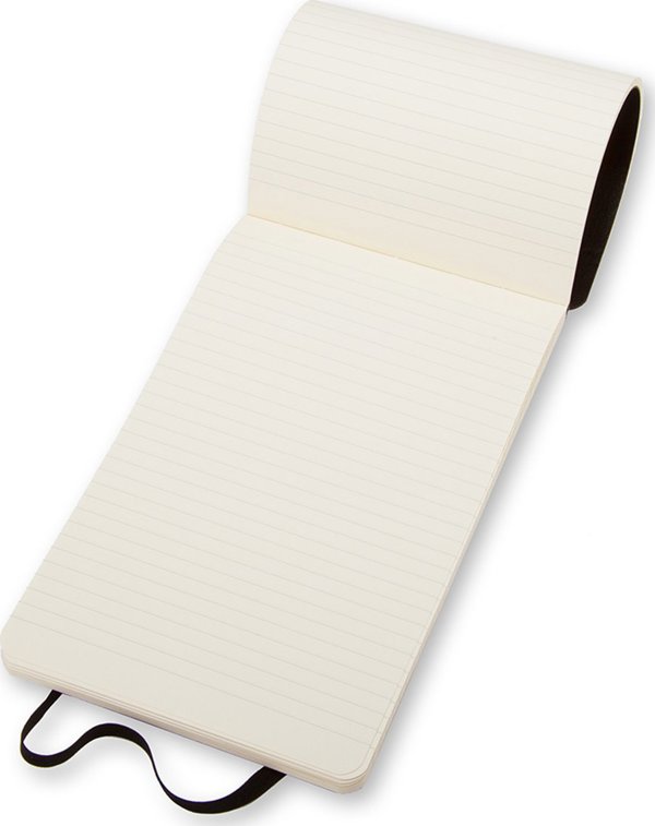 Moleskine Reporter Notebook P, 9x14cm, Με Γραμμές, Μαλακό Εξώφυλλο, Μαύρο