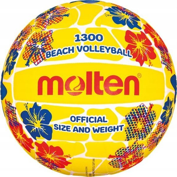 Μπάλα Beach Volley Molten V5B1300-FY, Συνθετικό Δέρμα, Μέγεθος 5