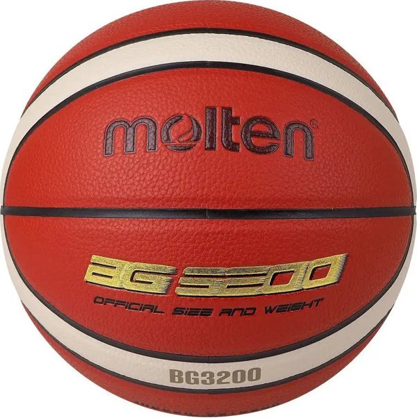 Μπάλα μπάσκετ προπόνησης Molten MOLTEN B6G3200, συνθετικό δέρμα μέγεθος 6