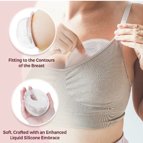 MOMCOZY 90ML REUSABLE MILK COLLECTOR FOR BREASTMILK-DOUBLE