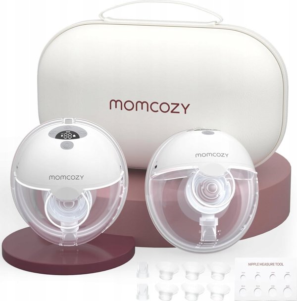 Momcozy MOMCOZY ΔΙΠΛΗ ΦΟΡΗΤΗ ΑΣΥΡΜΑΤΗ ΑΝΤΛΙΑ ΓΑΛΑΚΤΟΣ M5