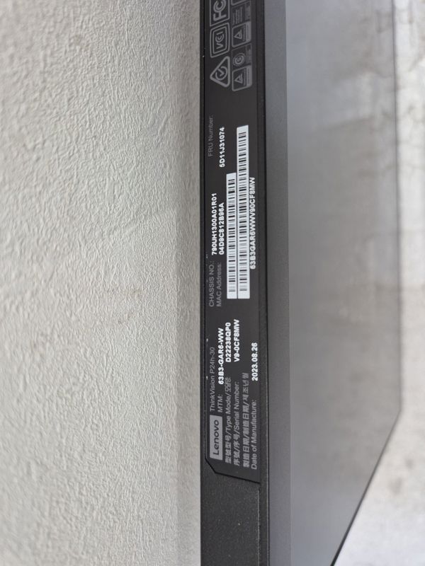Monitor Lenovo ThinkVision P24h-30 (63B3GAT6EU) [outlet]