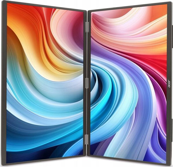 Acer PD193QEbmiuux Φορητή Διπλή Οθόνη IPS 19" Full HD