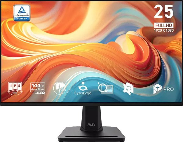 MSI PRO MP251 E14L Monitor 24.5" FHD IPS 100Hz 1ms με HDMI και VGA