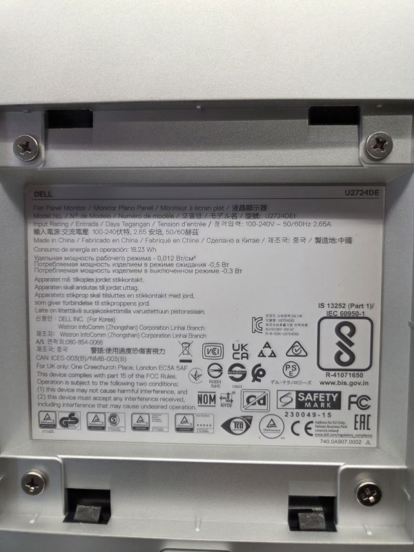 Monitor Dell Monitor Dell UltraSharp U2724DE (210-BKTV) [outlet]
