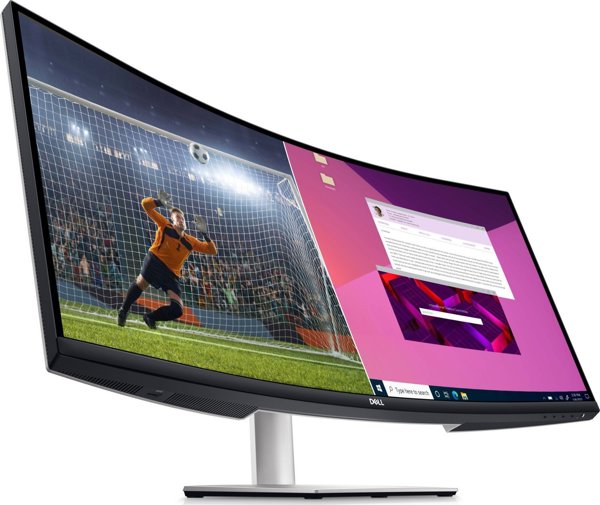 Dell S3423DWC Οθόνη 34" Curved WQHD Ultrawide 21:9, 3440 x 1440, 100Hz, με Θύρα USB-C