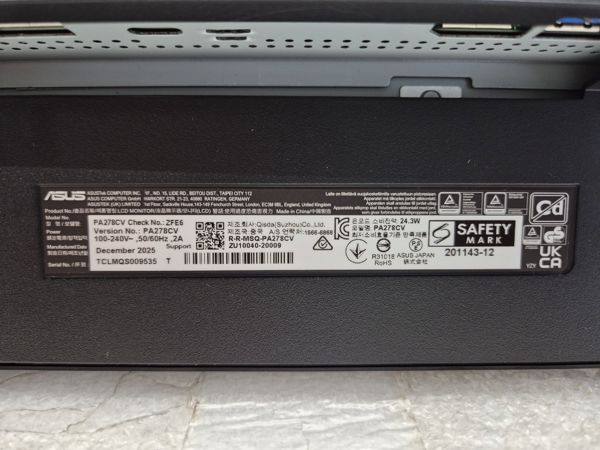 Monitor Asus ProArt PA278CV (90LM06Q0-B01370) [outlet]