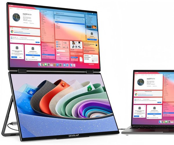 Zeuslap Z16K Φορητή Οθόνη 16", IPS, 2.5K Ανάλυση, USB-C & HDMI