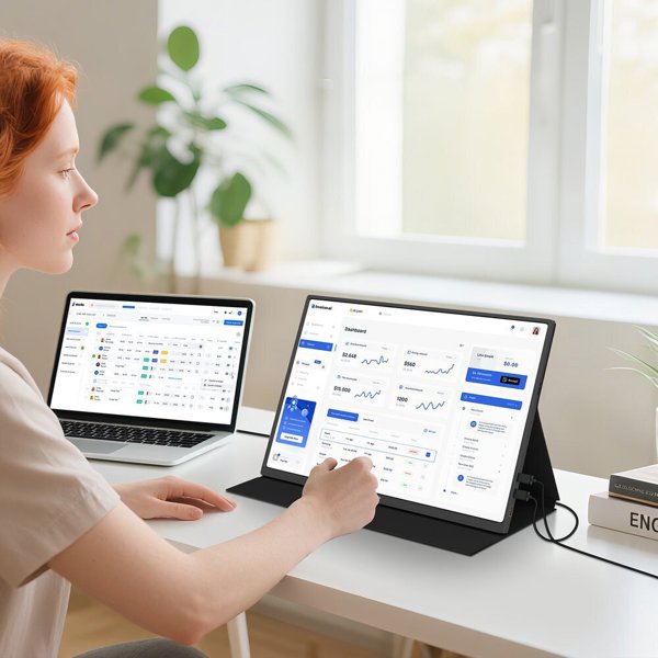 Zeuslap Z16K Φορητή Οθόνη 16", IPS, 2.5K Ανάλυση, USB-C & HDMI