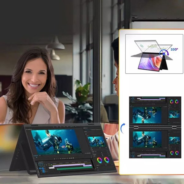 Zeuslap Z15W Φορητό Monitor 15.6" Full HD - Φορητή Οθόνη Υπολογιστή