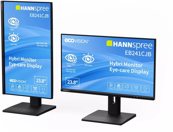 Monitor Hannspree HANNSPREE EB241CJB 60,45cm 23,8cali 1920x1080 16:9 6ms HDMI DP USB (P)