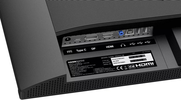 Monitor Hannspree HANNSPREE EB241CJB 60,45cm 23,8cali 1920x1080 16:9 6ms HDMI DP USB (P)