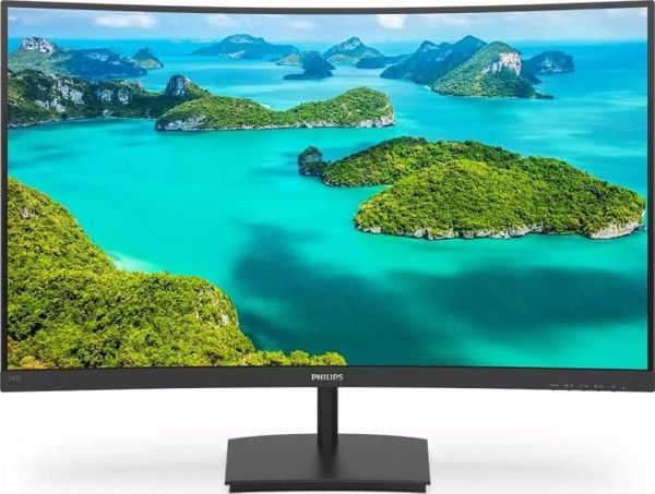 Philips 241E1SC/00 Οθόνη 24" Curved VA Full HD - Μαύρο