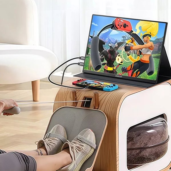 Zeuslap Z18K Φορητή Οθόνη Monitor 18" 4K UHD, IPS Panel, USB-C & HDMI