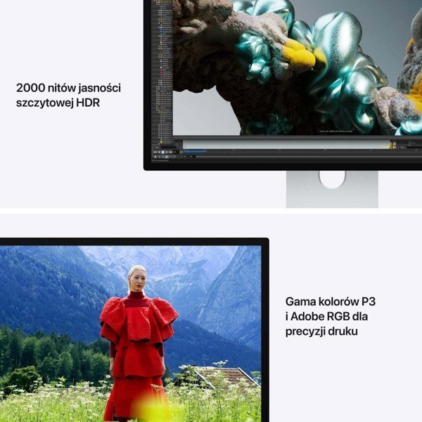 Οθόνη Apple Studio Display XDR - νανοδομημένο γυαλί - βάση με ρύθμιση κλίσης και ύψους (MFEP4RC/A)