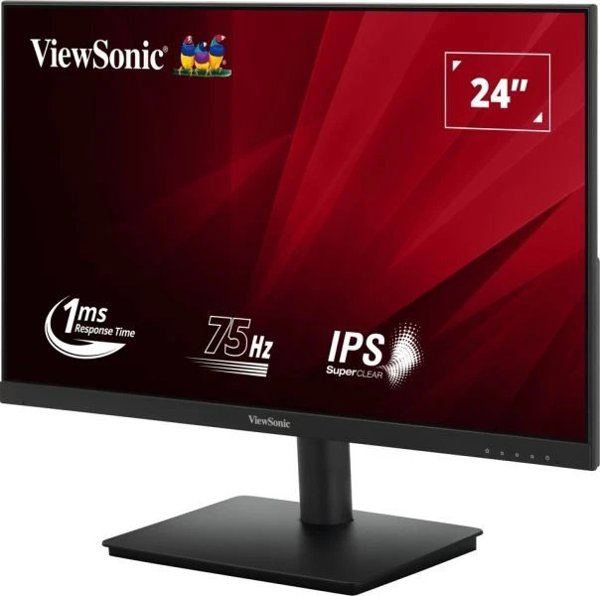 ViewSonic VA240-H-2 24" Full HD Monitor, 100Hz, 1ms, HDMI/VGA, Μαύρο