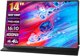 Zeuslap Z14Lite Φορητό Monitor 14" Full HD, IPS Display, USB Type-C & HDMI
