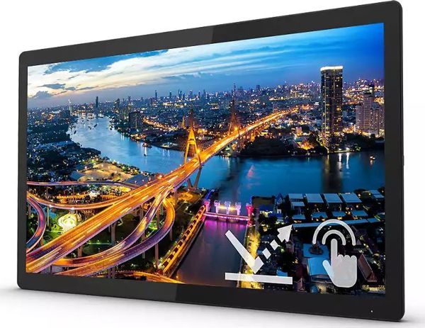 Philips 222B1TFL/00 Οθόνη Αφής 21.5" Full HD Touch Monitor με 10-Point PCT Τεχνολογία