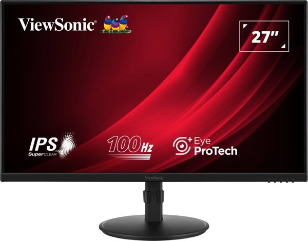ViewSonic VG2708A-MHD Monitor 27'' Full HD, IPS, 100Hz, με Ενσωματωμένα Ηχεία