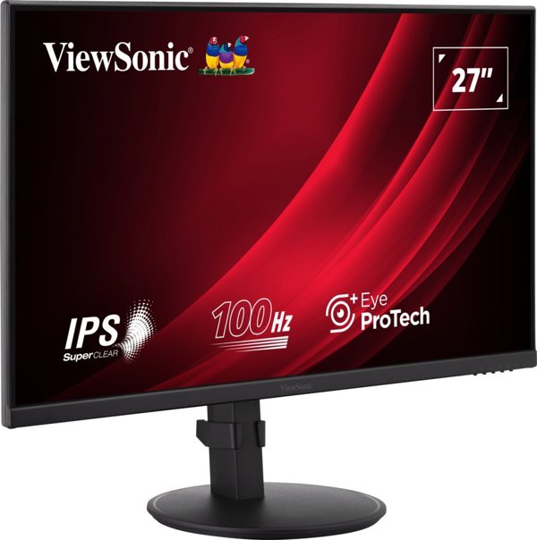 ViewSonic VG2708A-MHD Monitor 27'' Full HD, IPS, 100Hz, με Ενσωματωμένα Ηχεία