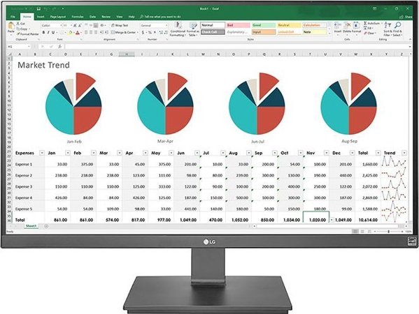LG 27UK670P-B Monitor 27" 4K UHD IPS με Ρύθμιση Ύψους