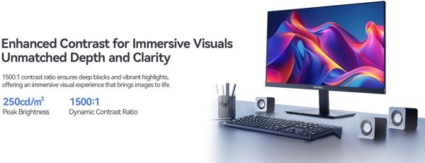 Koorui E2711K Essential Monitor 27" Full HD IPS 100Hz 1ms 1920x1080 - Μαύρο