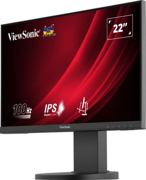 Οθόνη ViewSonic VG2208A-HD 22" Full HD, Ρυθμιζόμενη Ύψος & Pivot, Μαύρη
