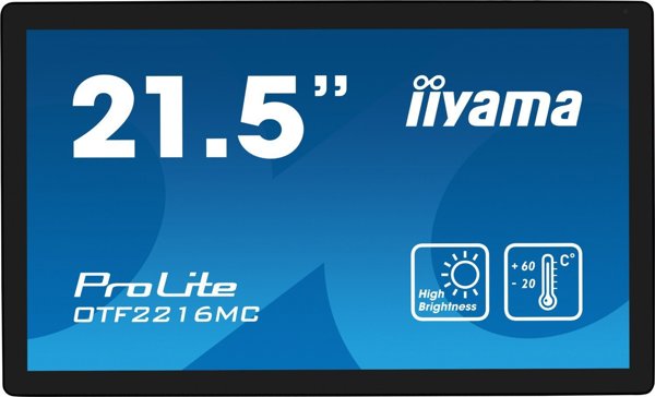 iiyama ProLite TF2216MC-B1 Monitor 22" Full HD Touch Screen LED Μαύρο