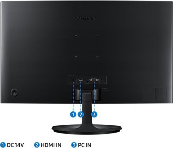 Samsung S36C LS27C364EAUXEN Curved Monitor 27" Full HD, AMD FreeSync, Μαύρο