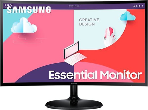 Samsung S36C LS27C364EAUXEN Curved Monitor 27" Full HD, AMD FreeSync, Μαύρο