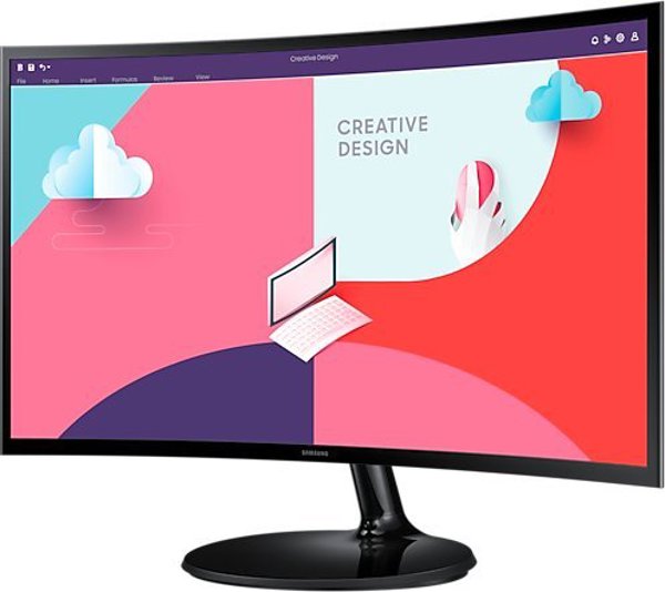 Samsung S36C LS27C364EAUXEN Curved Monitor 27" Full HD, AMD FreeSync, Μαύρο