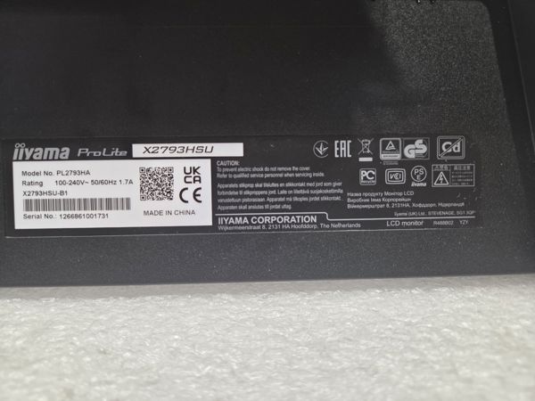 Monitor iiyama ProLite X2793HSU-B1 [outlet]