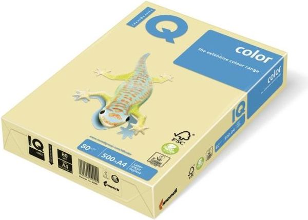 Χαρτί φωτοαντιγραφικού Mondi IQ Color A4 160g ανοιχτό κίτρινο 250 φύλλα 4636594 9003974400228