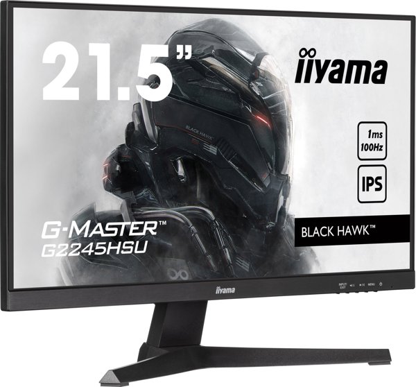 Oθόνη iiyama G-Master G2245HSU-B2 Black Hawk 21.5" Full HD Gaming Monitor, 100Hz, 1ms, FreeSync, Μαύρη