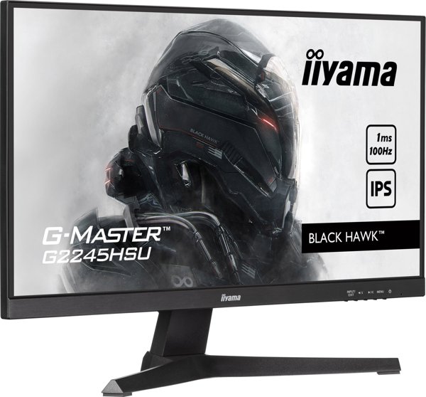 Oθόνη iiyama G-Master G2245HSU-B2 Black Hawk 21.5" Full HD Gaming Monitor, 100Hz, 1ms, FreeSync, Μαύρη