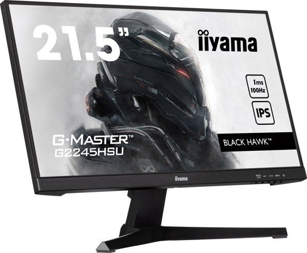 Oθόνη iiyama G-Master G2245HSU-B2 Black Hawk 21.5" Full HD Gaming Monitor, 100Hz, 1ms, FreeSync, Μαύρη
