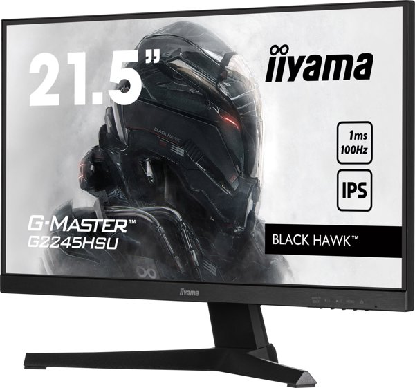 Oθόνη iiyama G-Master G2245HSU-B2 Black Hawk 21.5" Full HD Gaming Monitor, 100Hz, 1ms, FreeSync, Μαύρη