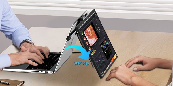 Zeuslap Z16H Φορητή Οθόνη 16" Full HD, IPS Panel, USB-C & HDMI, Μαύρο