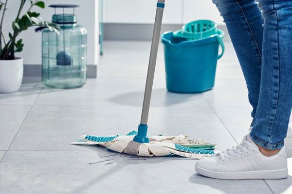 Σετ Σφουγγαρίστρα Leifheit Power Mop 3in1 με Κάδο 12L και Κοντάρι, 52110