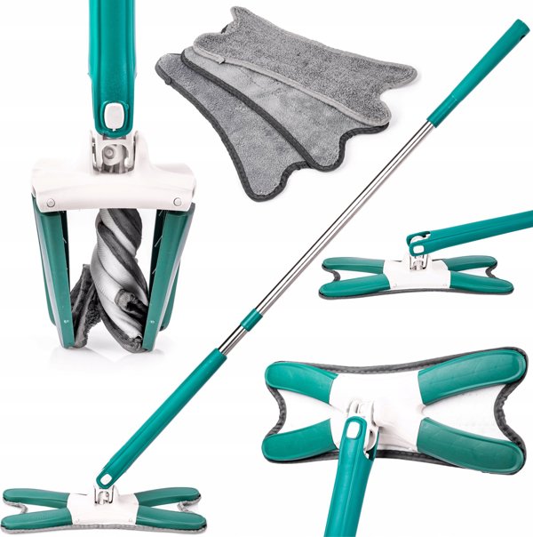 WMC Tools Σφουγγαρίστρα με Σύστημα Στυψίματος X, Πράσινο Χρώμα