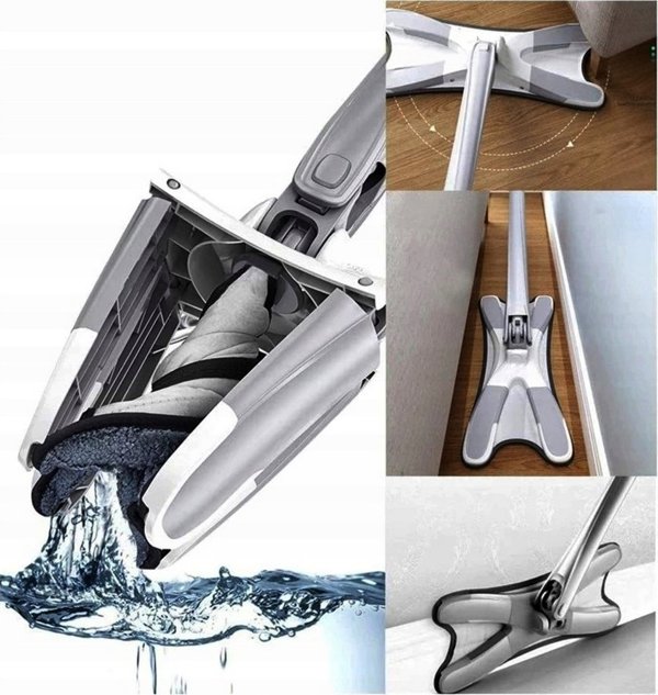 WMC Tools Σφουγγαρίστρα με Σύστημα Στυψίματος X, Πράσινο Χρώμα