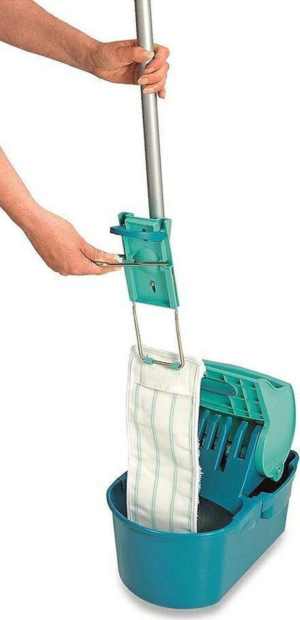 Σετ Σφουγγαρίστρα Leifheit Profi Compact 55092 με Κουβά και Σύστημα Στυψίματος