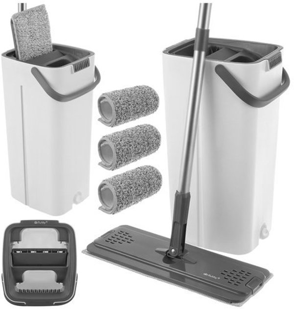 Mop dwukomorowy 8,5L z nakadkami Ruhhy 27231