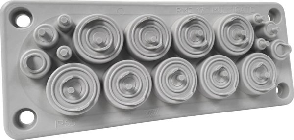MOREK Przepust wielootworowy RMC17 IP65 RAL 7035 kolor szary UL94 V-0 MBA1N17X11 82414002