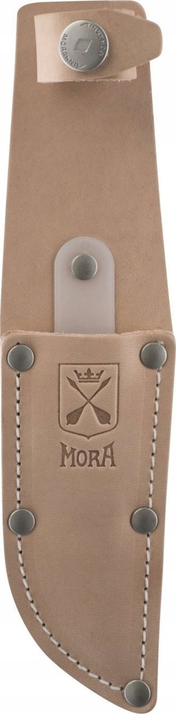 Παιδικό Μαχαίρι Morakniv Scout 39 Safe, με Δερμάτινη Θήκη, Διπλή Προστασία Δακτύλων, Χρώμα Μπορντό