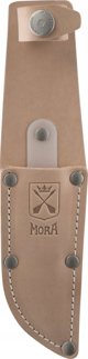 Παιδικό Μαχαίρι Morakniv Scout 39 Safe, με Δερμάτινη Θήκη, Διπλή Προστασία Δακτύλων, Χρώμα Μπορντό